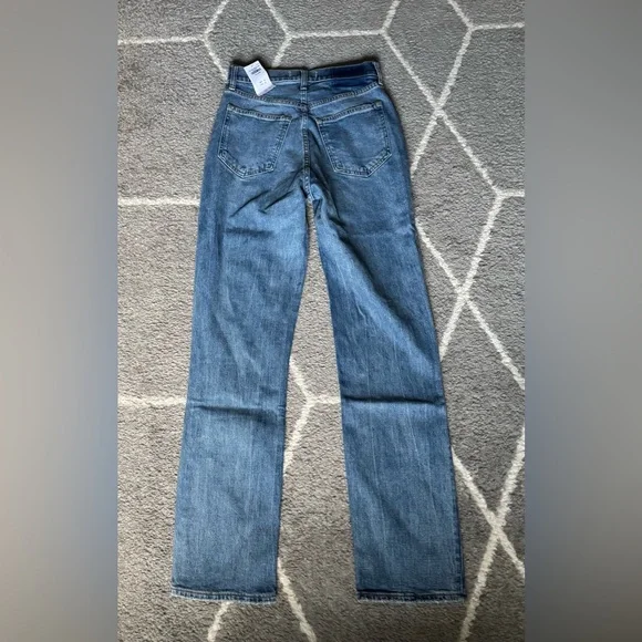 Abercrombie & Fitch Curve Love Ultra High Rise Ankle Straight Jean Size 25 XL - Picture 6 of 9